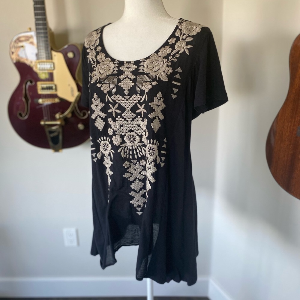 Johnny Was Swing Tunic Top